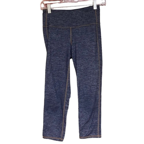 ATHLETA Chaturanga Capri Leggings Blue Size Extra Small XS - Picture 1 of 7